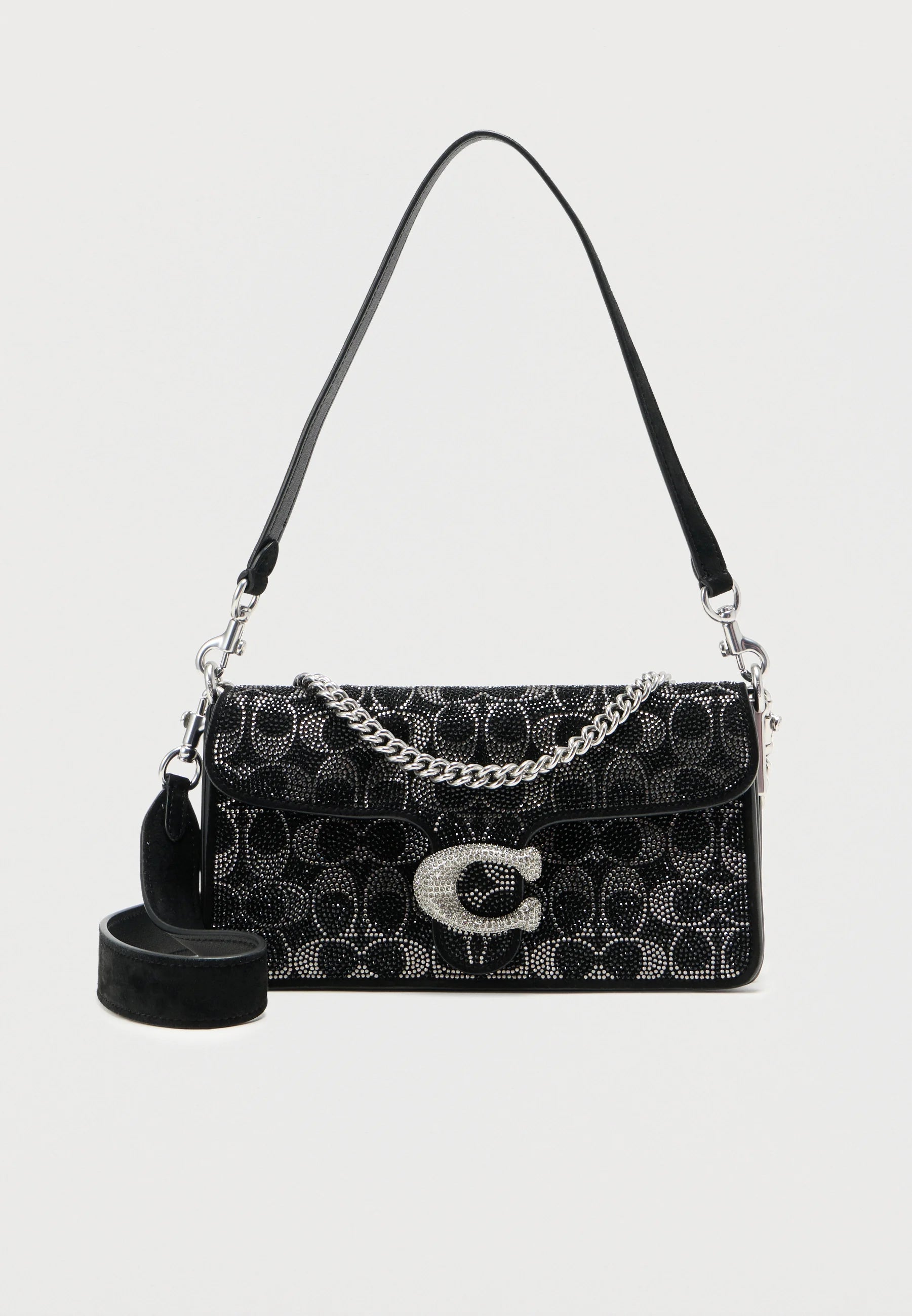 SIGNATURE TABBY SHOULDER BAG - Handbag - black