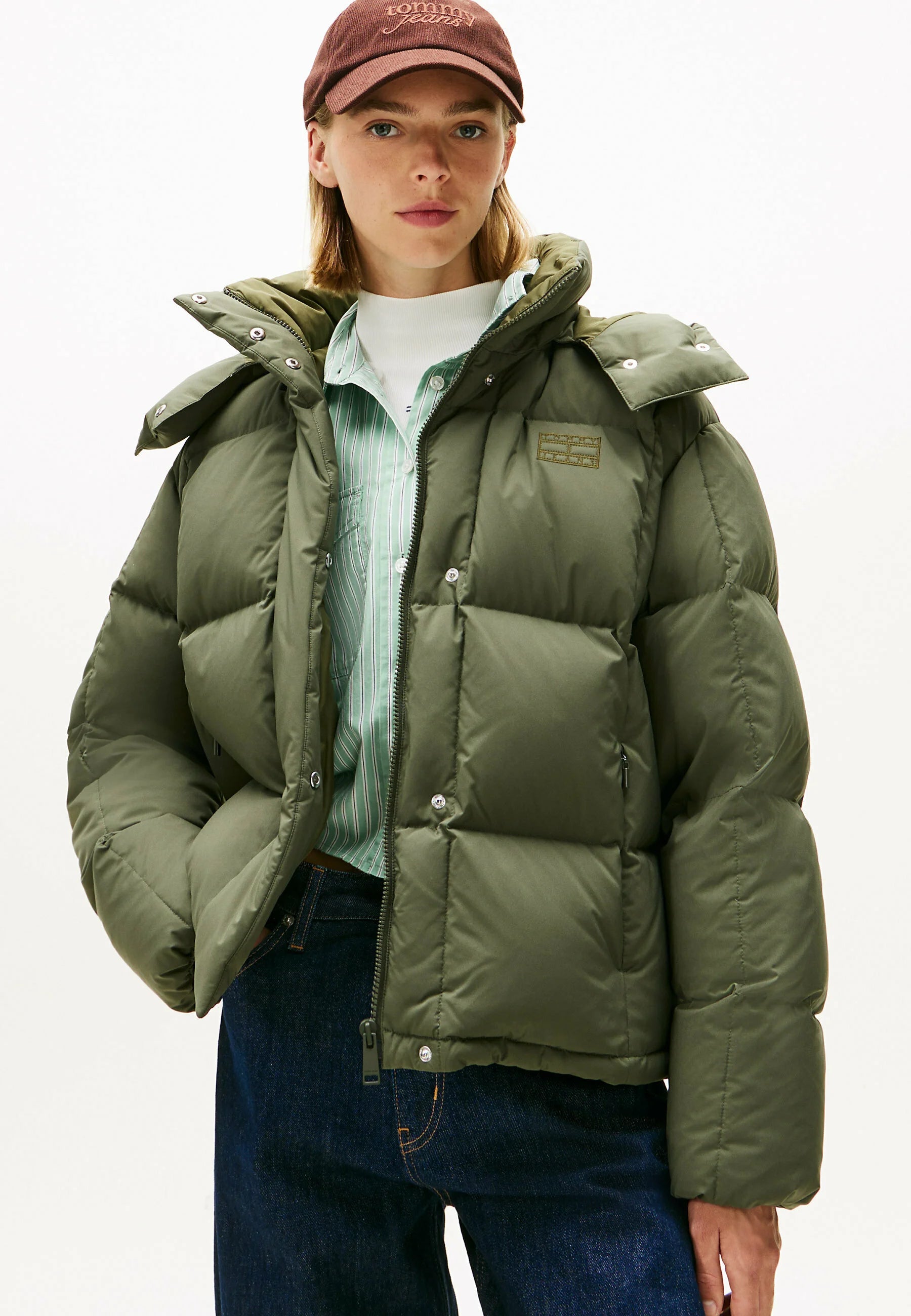 ALASKA GRID JACKET - Down jacket
